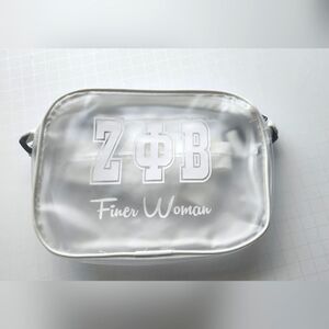 Zeta Phi Beta White Fannie Pack